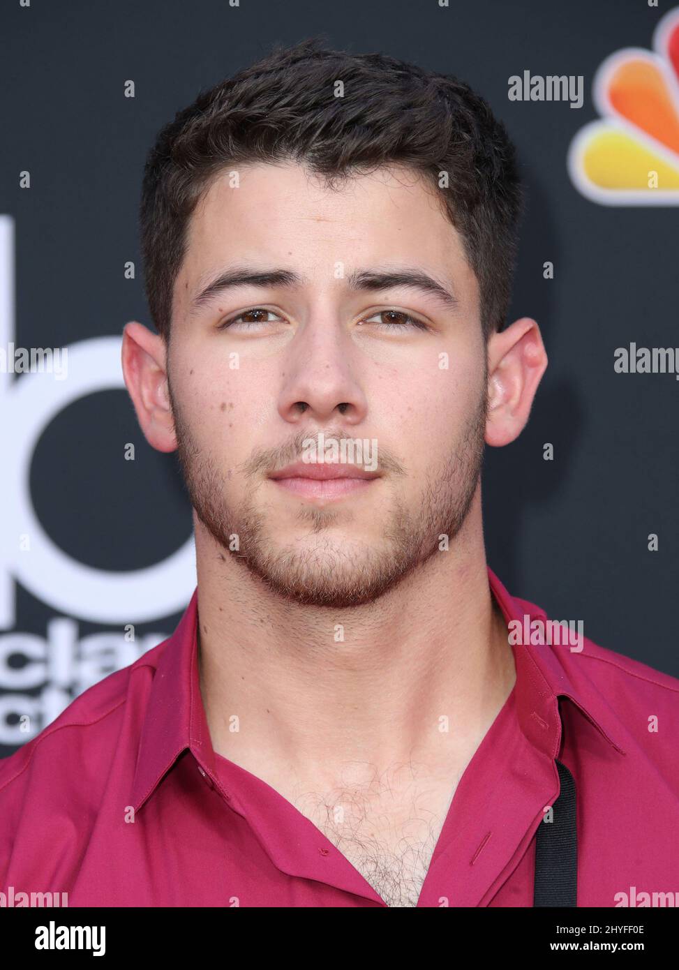 Nick Jonas au Billboard Music Awards 2018, qui a eu lieu au MGM Grand Garden Arena Banque D'Images