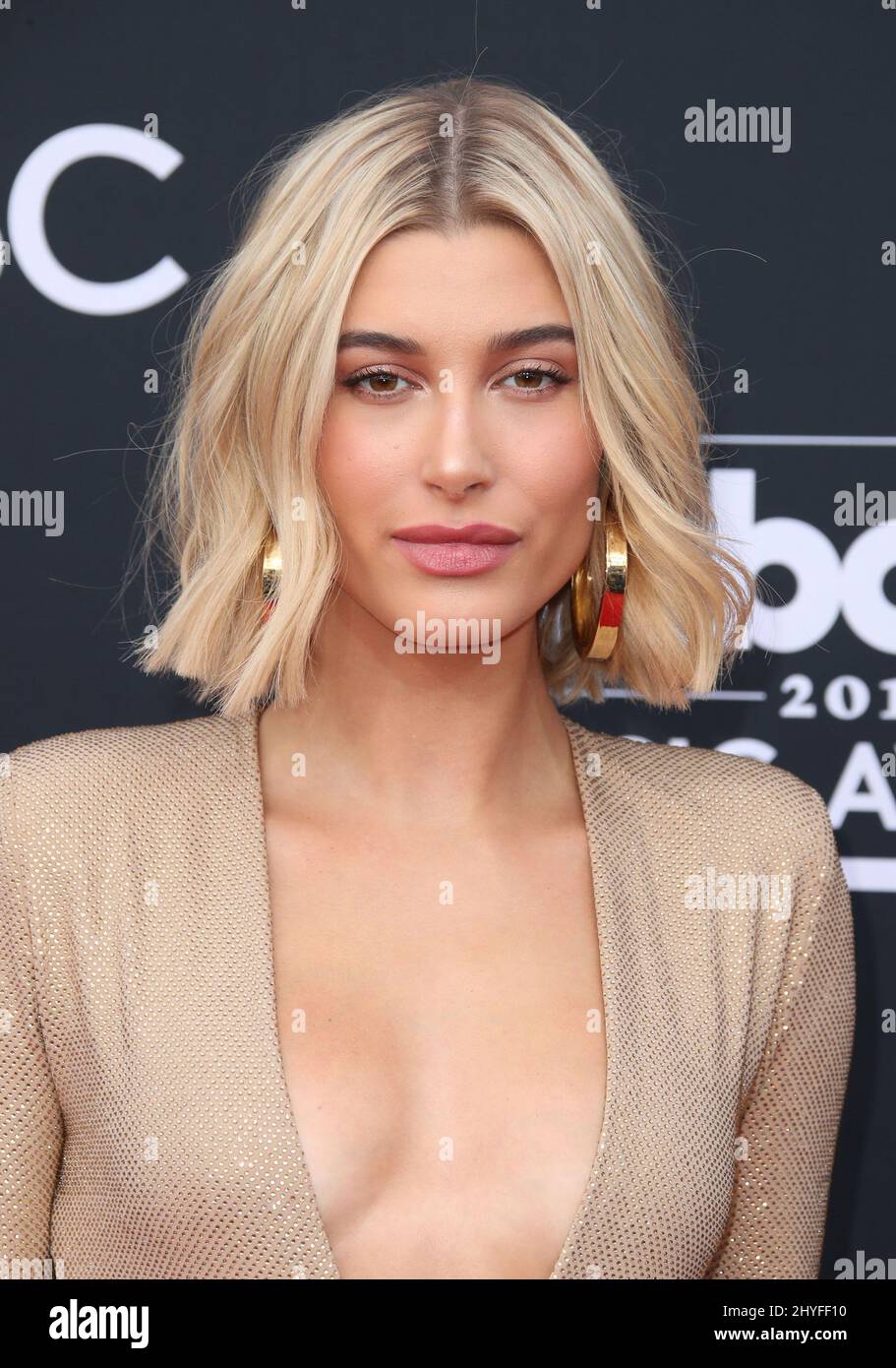 Hailey Baldwin au Billboard Music Awards 2018, qui a eu lieu au MGM Grand Garden Arena Banque D'Images