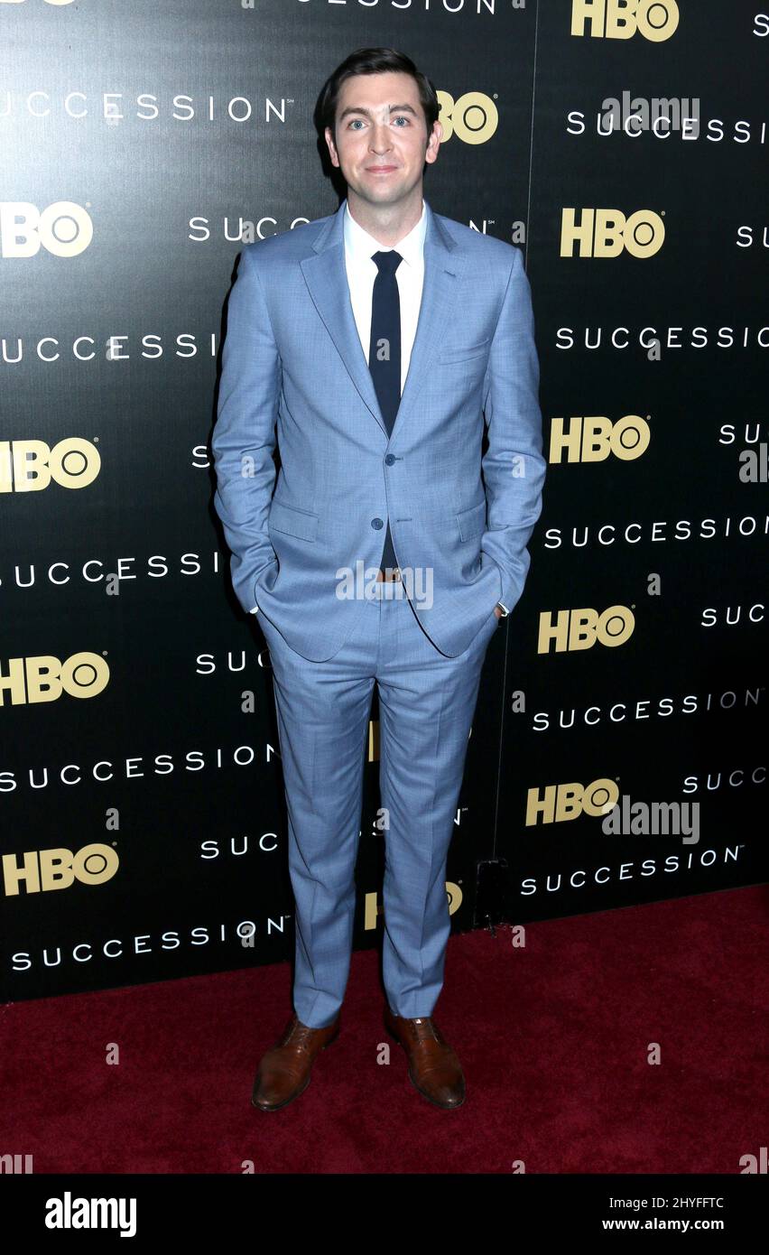 Nicholas Braun assistant à la première « concession » d'HBO, qui s'est tenue au Time Warner Center le 22 mai 2018. Banque D'Images