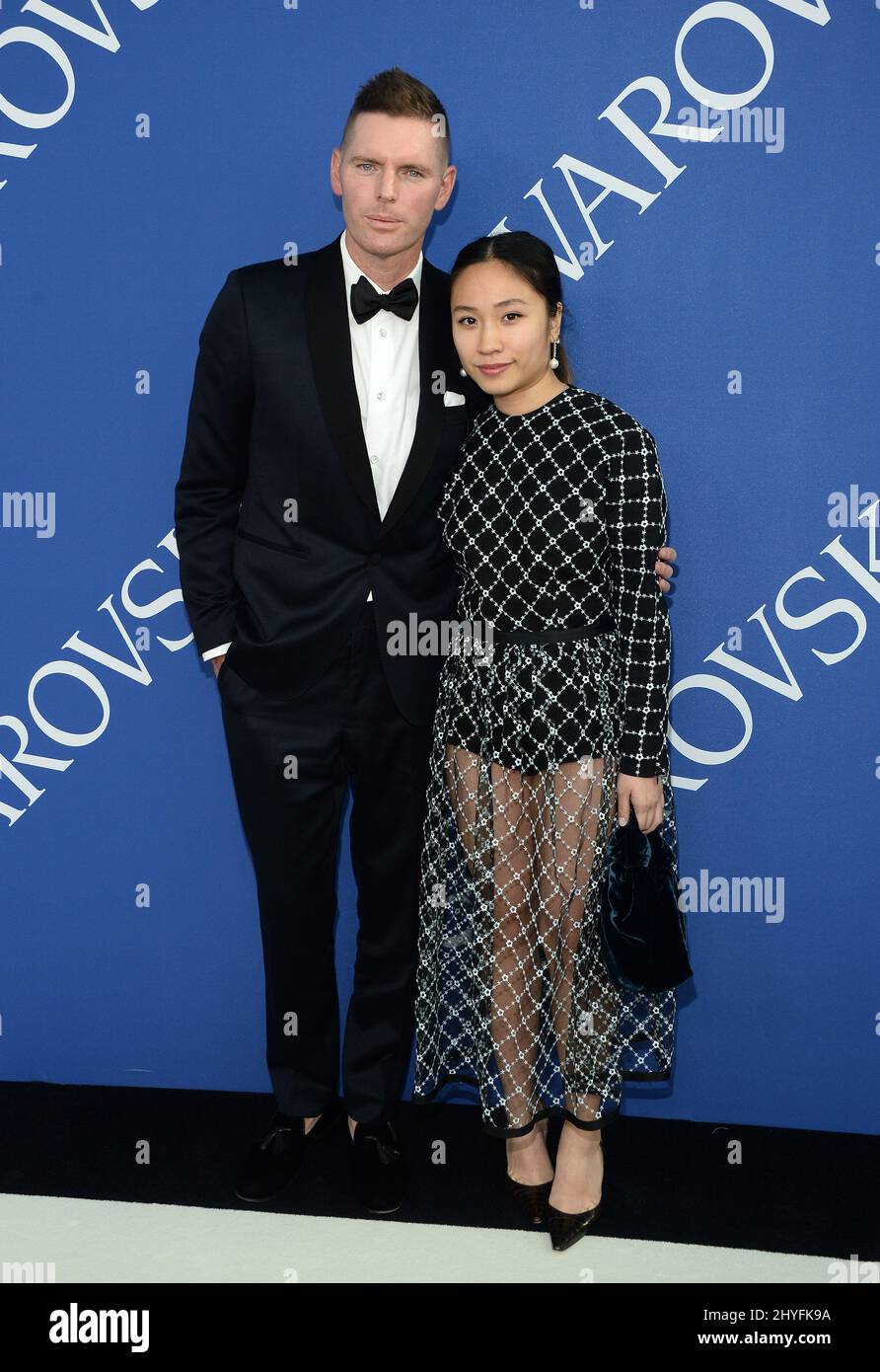 Douglas Hand et Sandy Liang au CFDA Fashion Awards 2018 qui a eu lieu au Brooklyn Museum le 4 juin 2018 à Brooklyn, NY Banque D'Images