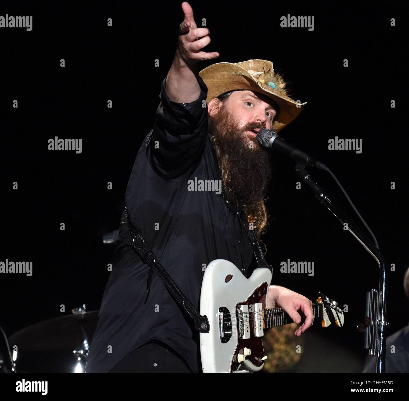 Chris Stapleton participe au concert de nuit CMA Music Fest au Nissan Stadium Banque D'Images