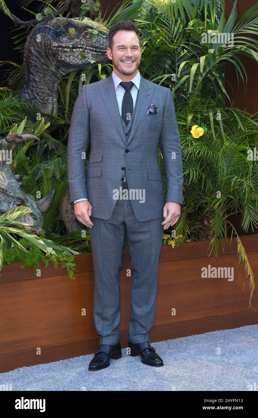 Chris Pratt à la première de Los Angeles « Jurassic World: Fallen Kingdom », qui s'est tenue au Walt Disney concert Hall le 12 juin 2018 à Los Angeles, en Californie. Banque D'Images