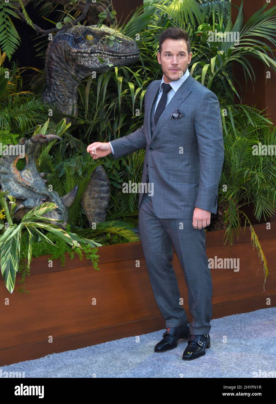 Chris Pratt à la première de Los Angeles « Jurassic World: Fallen Kingdom », qui s'est tenue au Walt Disney concert Hall le 12 juin 2018 à Los Angeles, en Californie. Banque D'Images