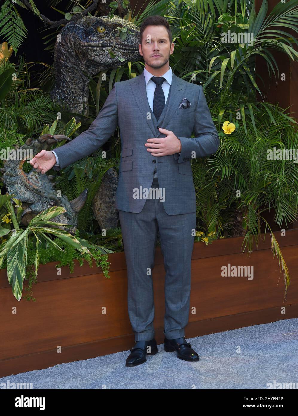 Chris Pratt à la première de Los Angeles « Jurassic World: Fallen Kingdom », qui s'est tenue au Walt Disney concert Hall le 12 juin 2018 à Los Angeles, en Californie. Banque D'Images