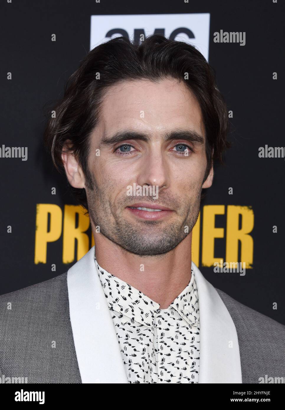 Tyson Ritter participe à la première saison 3 d'AMC à Hollywood, USA, le 14 juin 2018. Banque D'Images