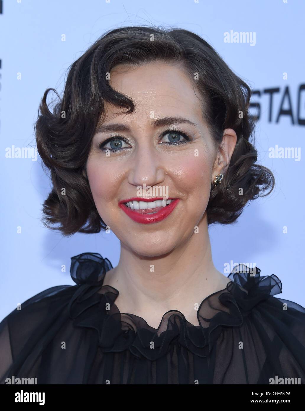 Kristen Schaal participant à la première de frontières à Los Angeles Banque D'Images