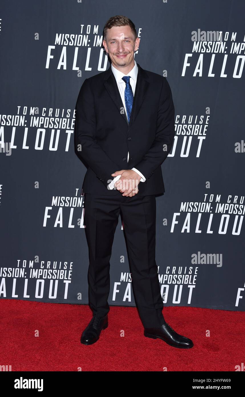 Frederick Schmidt assistant à la première de Mission: Impossible Fallout à Washington DC Banque D'Images