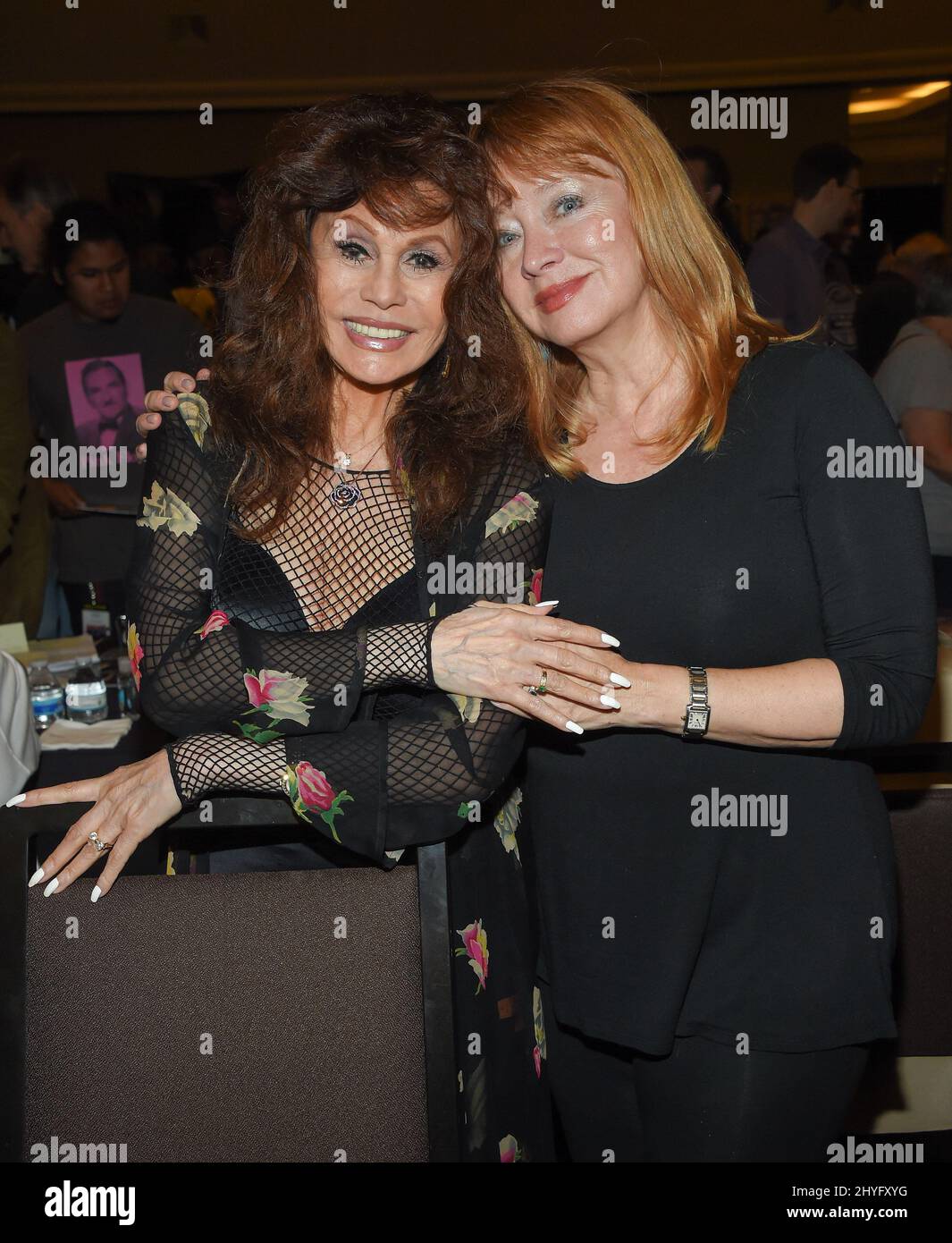 Barbara Luna et Andrea Evans au Hollywood Show à l'hôtel LAX Westin le 28 juillet 2018 à Los Angeles, États-Unis. Banque D'Images