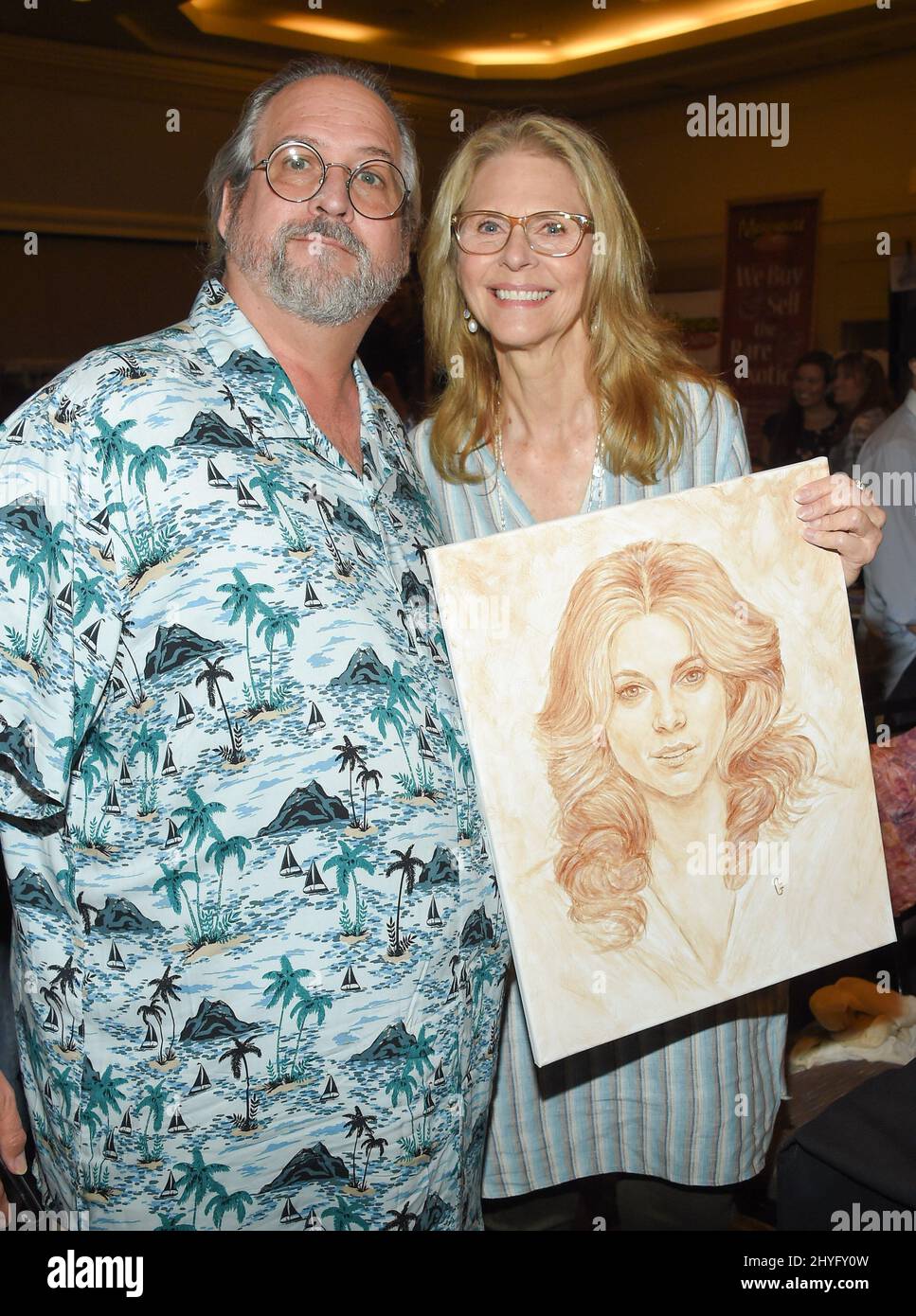 Lindsay Wagner au Hollywood Show au LAX Westin Hotel le 28 juillet 2018 à Los Angeles, Etats-Unis. Banque D'Images