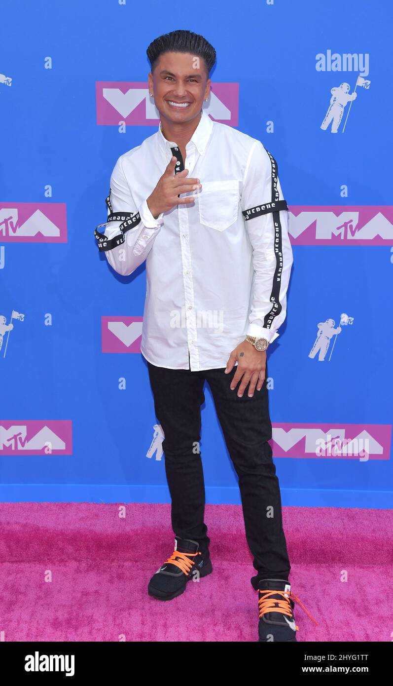 Paul 'Pauly d' Delvecchio au MTV 'VMAs' 2018 qui s'est tenu au radio City Music Hall le 20 août 2018 à New York, États-Unis Banque D'Images