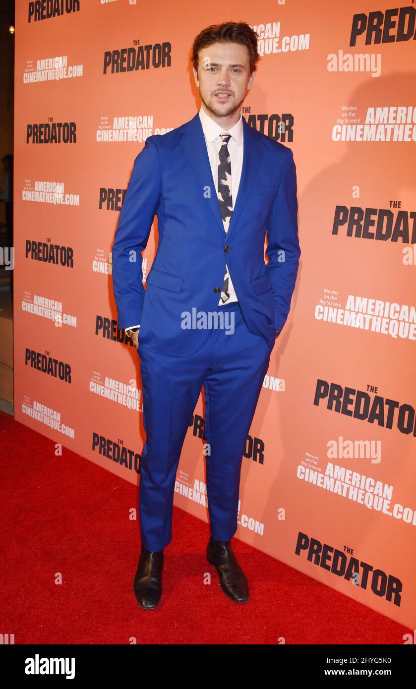 Boyd Holbrook à l'événement spécial de projection « The Predator » qui a eu lieu au théâtre égyptien le 12 septembre 2018 à Hollywood, en Californie. Banque D'Images