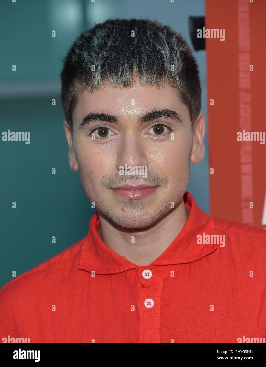 Noah Galvin arrive à la première de la « nation des assassinats » de Los Angeles qui s'est tenue aux cinémas Arclight le 12 septembre 2018 à Los Angeles, Californie. Banque D'Images