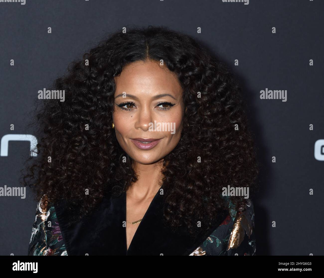 Thandie Newton participant à la fête des Emmys de l'Audi 70th qui s'est tenue à l'hôtel la Peer à West Hollywood Banque D'Images