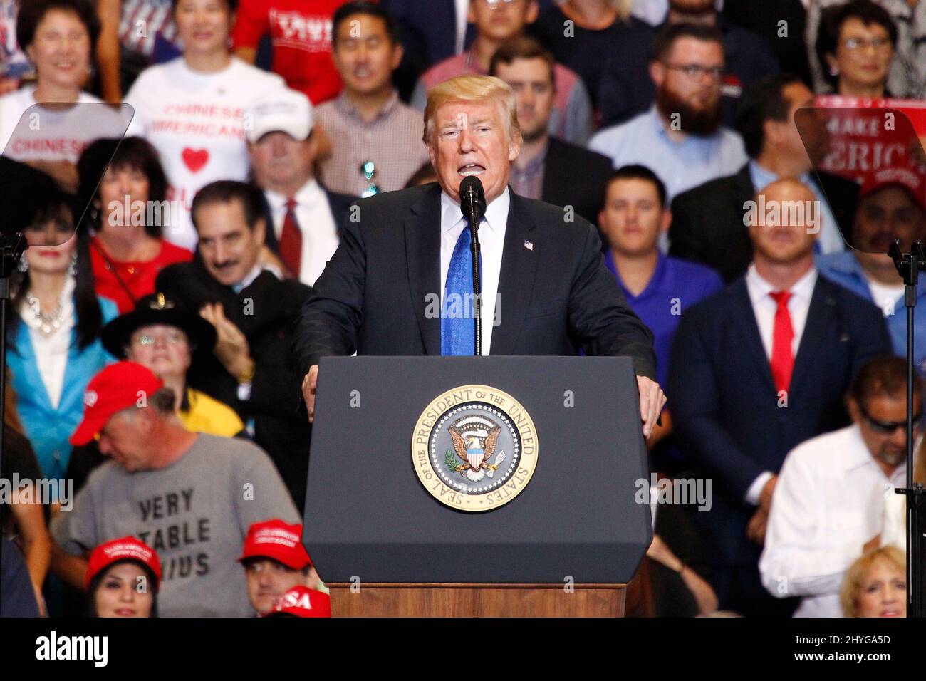 Le président Donald Trump « Make America Great Again Rally » Banque D'Images