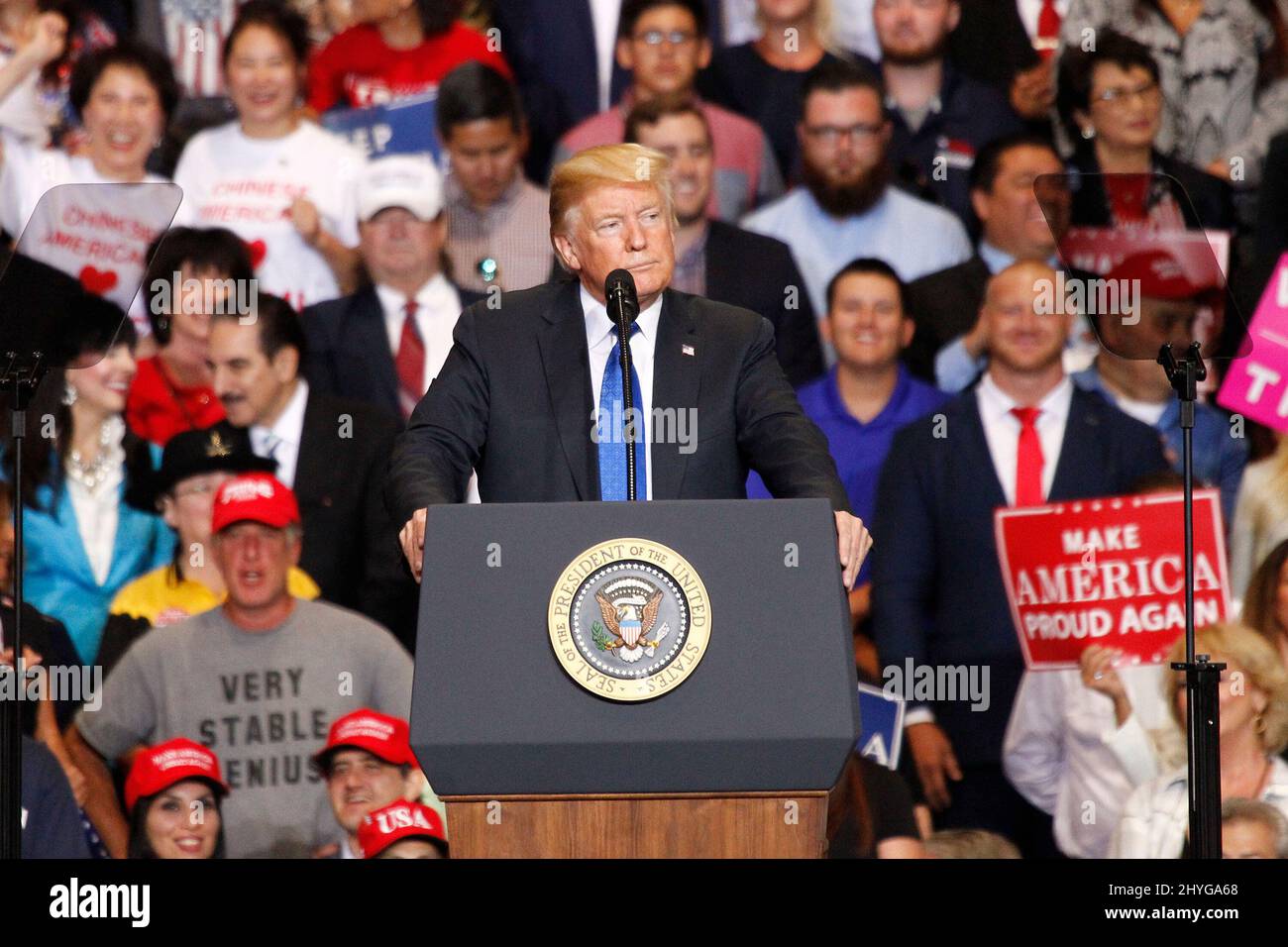 Le président Donald Trump « Make America Great Again Rally » Banque D'Images