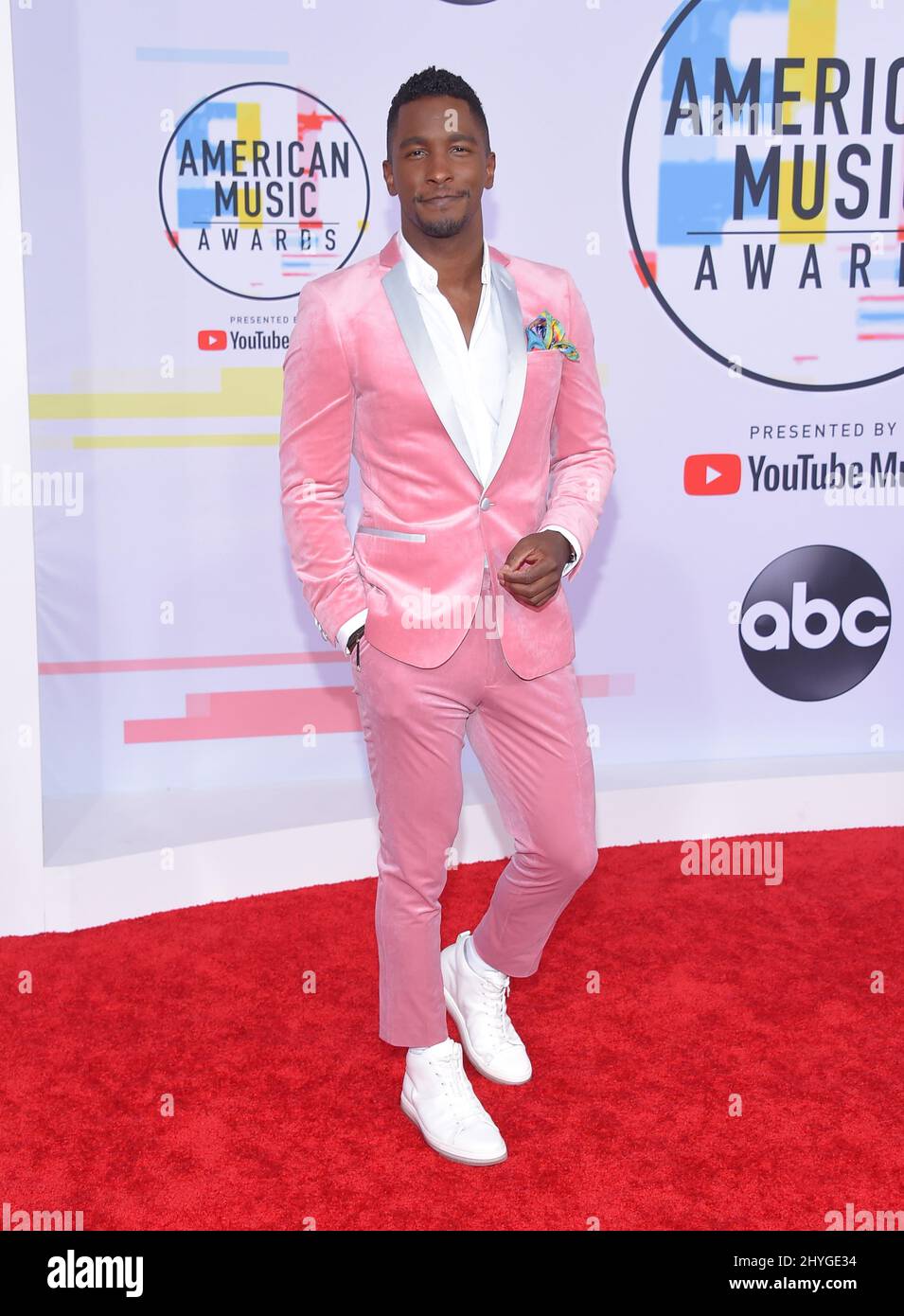 Scott Evans aux American Music Awards 2018, qui se tiennent au Microsoft Theatre L.A. En direct le 9 octobre 2018 à Los Angeles, CA. Banque D'Images