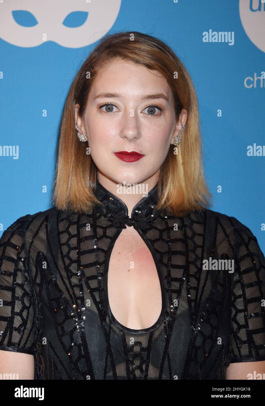 Kimmy Shields au bal mascarade annuel 6th de l'UNICEF qui s'est tenu à Clifton's Republic le 25 octobre 2018 à Los Angeles, États-Unis. Banque D'Images