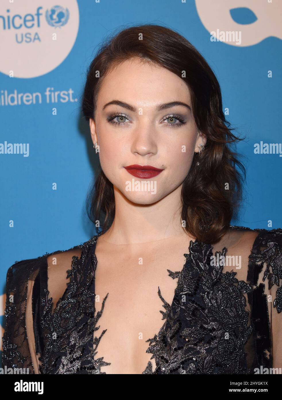 Violett Beane au bal mascarade annuel 6th de l'UNICEF qui s'est tenu à Clifton's Republic le 25 octobre 2018 à Los Angeles, États-Unis. Banque D'Images