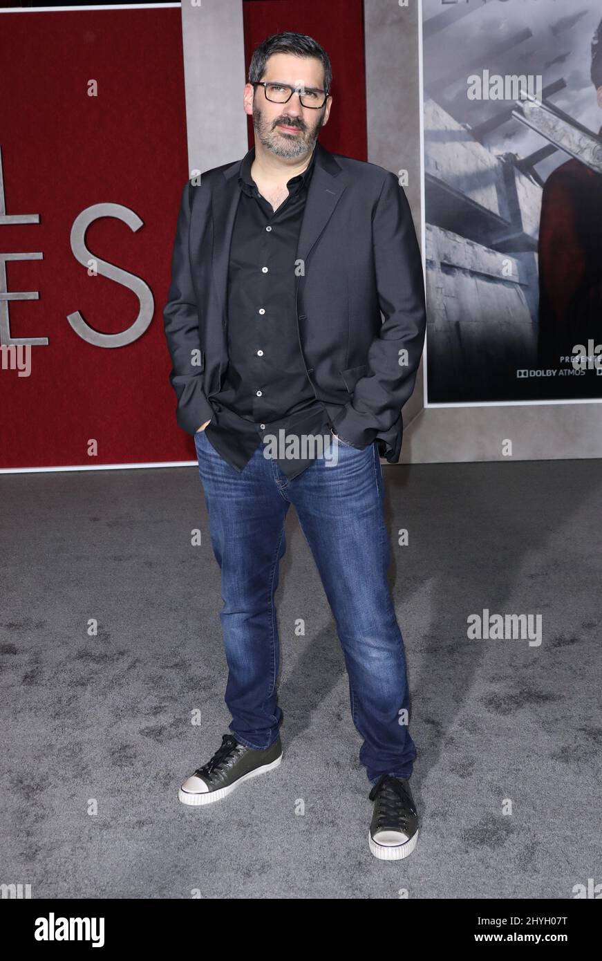 Christian Rivers participant à la Mortal Engines Premiere à Los Angeles Banque D'Images