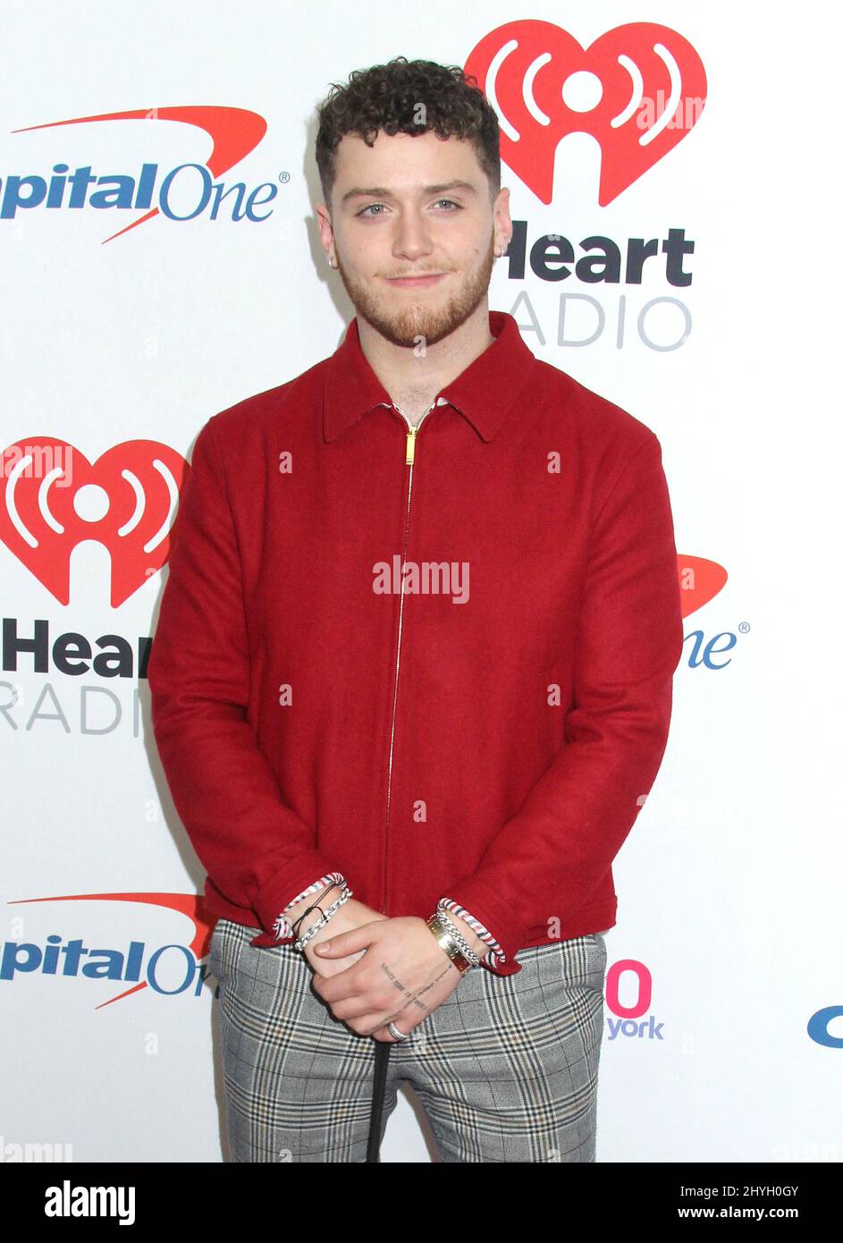 Bazzi arrivant pour le Jingle ball 2018 iHeartRadio de Z100 à MSG le 7 décembre 2018 à New York Banque D'Images