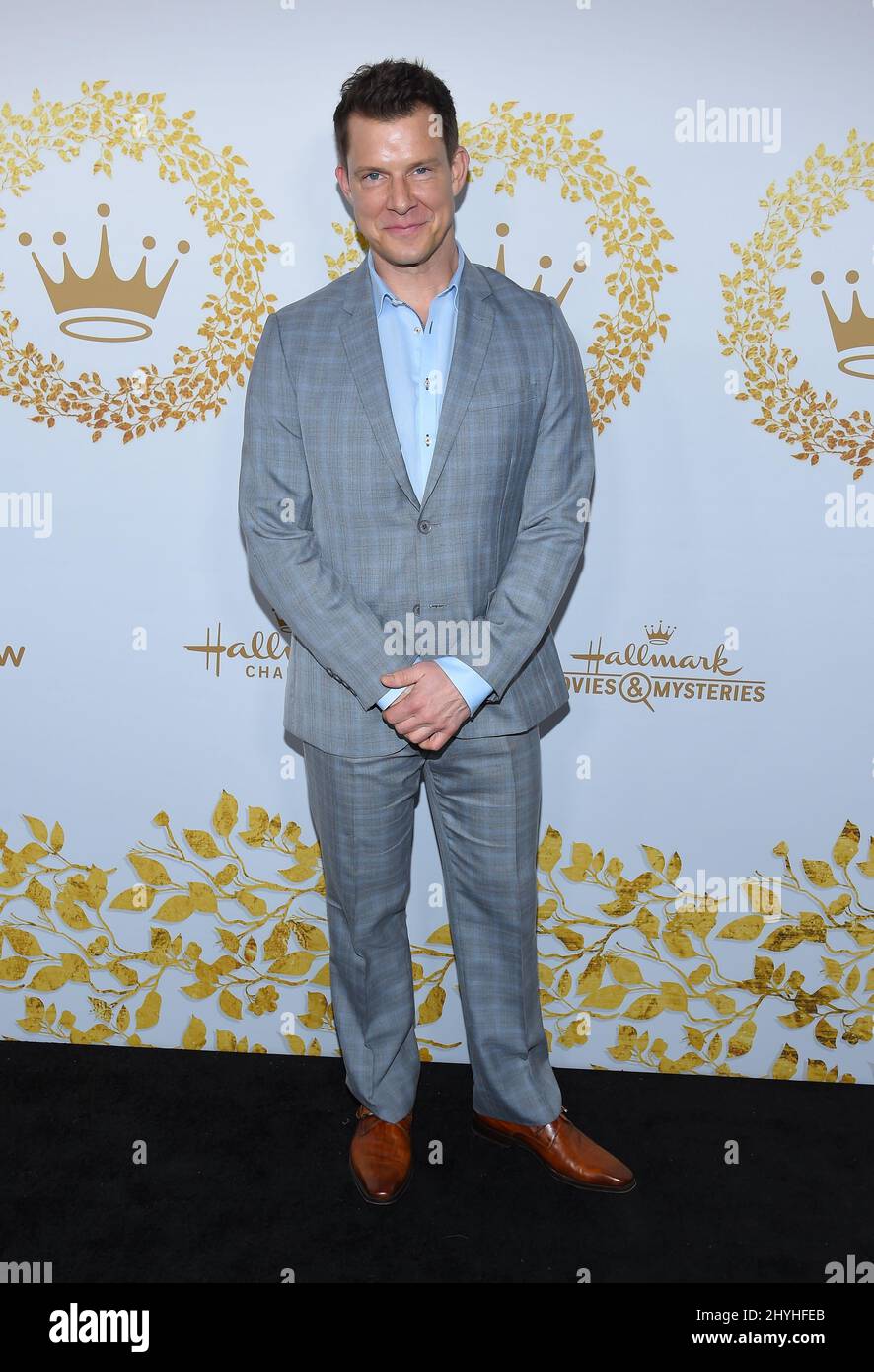 Eric Mabius arrive à la chaîne Hallmark et Hallmark Movies & Mystères hiver 2019 TCA Event au Tournament House Banque D'Images