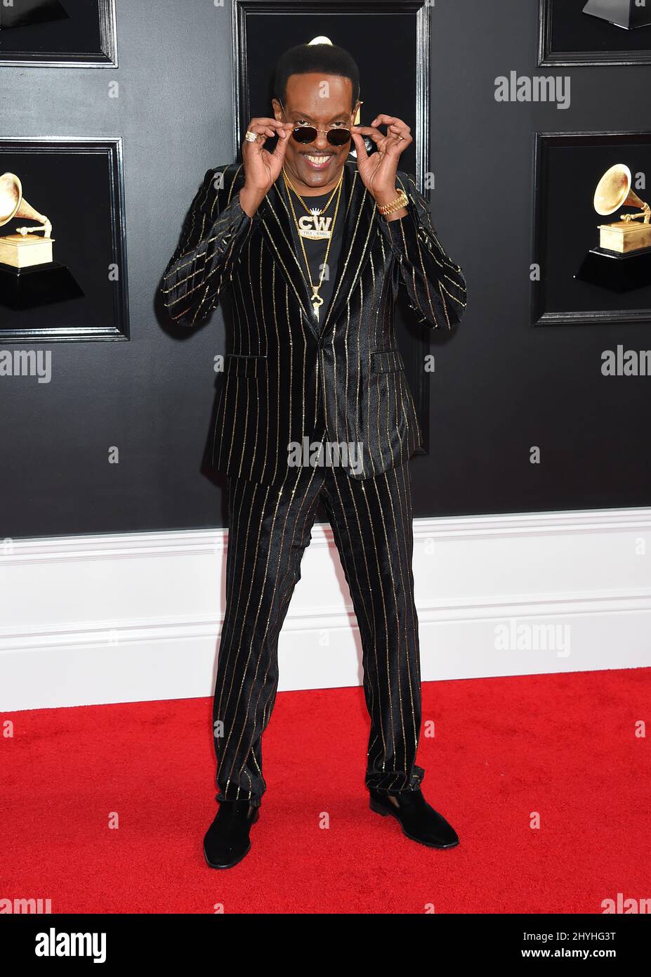 Charlie Wilson au Grammy Awards 61st qui a eu lieu au Staples Center le 10 février 2019 à Los Angeles, en Californie. Banque D'Images