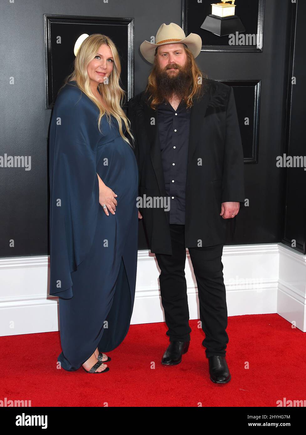 Chris Stapleton et Morgane Stapleton lors des Grammy Awards 61st qui se sont tenus au Staples Center le 10 février 2019 à Los Angeles, en Californie. Banque D'Images