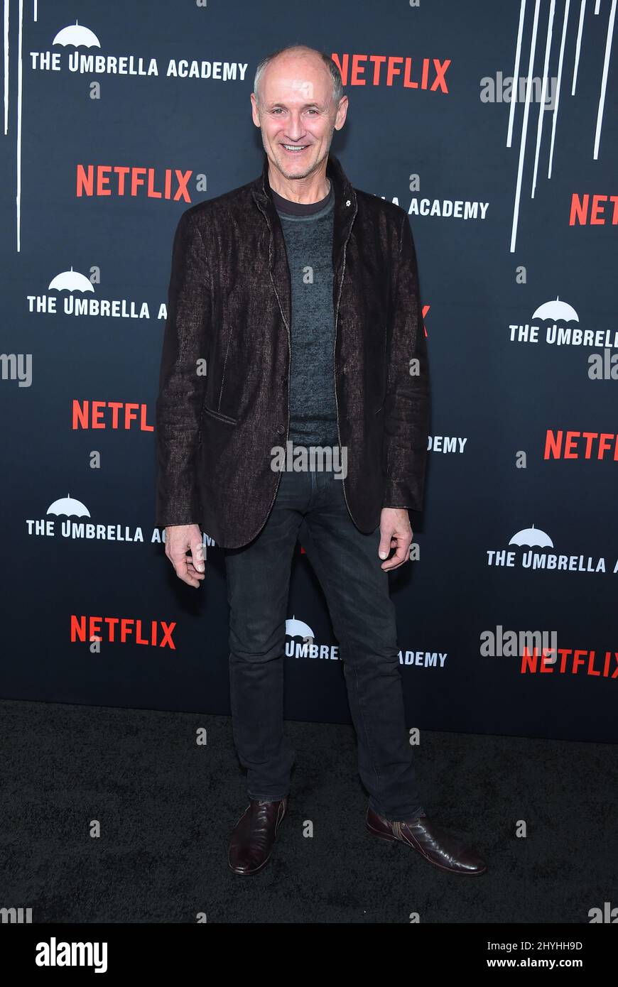 Colm Feore arrivant à la première saison 1 de Netflix, « The Umbrella Academy », au cinéma ArcLight Banque D'Images