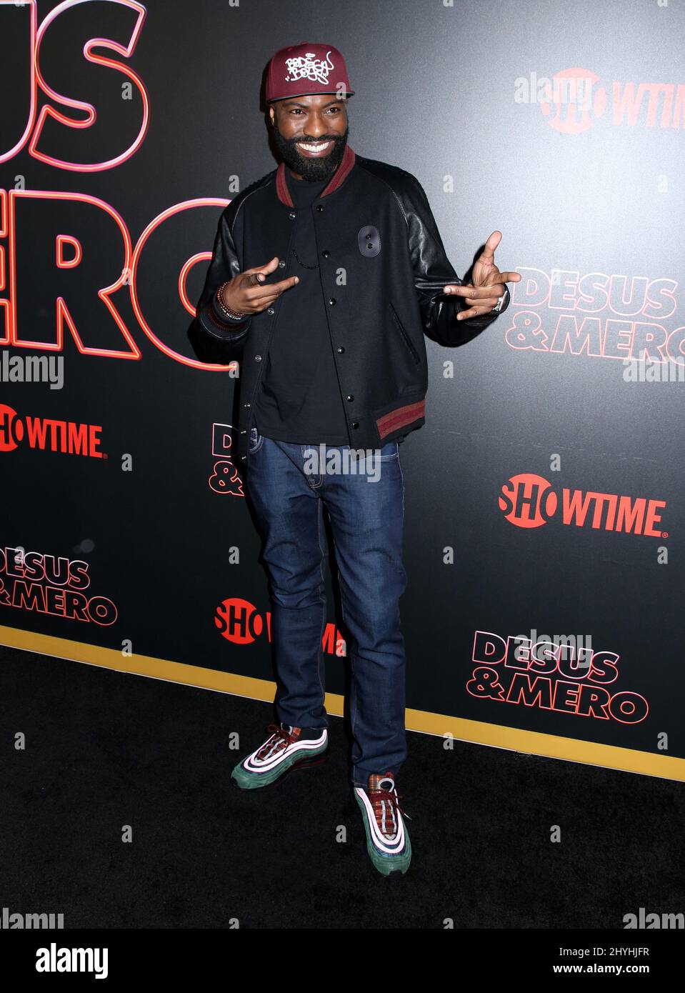 DeSUS Nice participe à la première tapis rouge « Desus & Mero » qui s'est tenue au Clocktower de L'ÉDITION New York à New York Banque D'Images