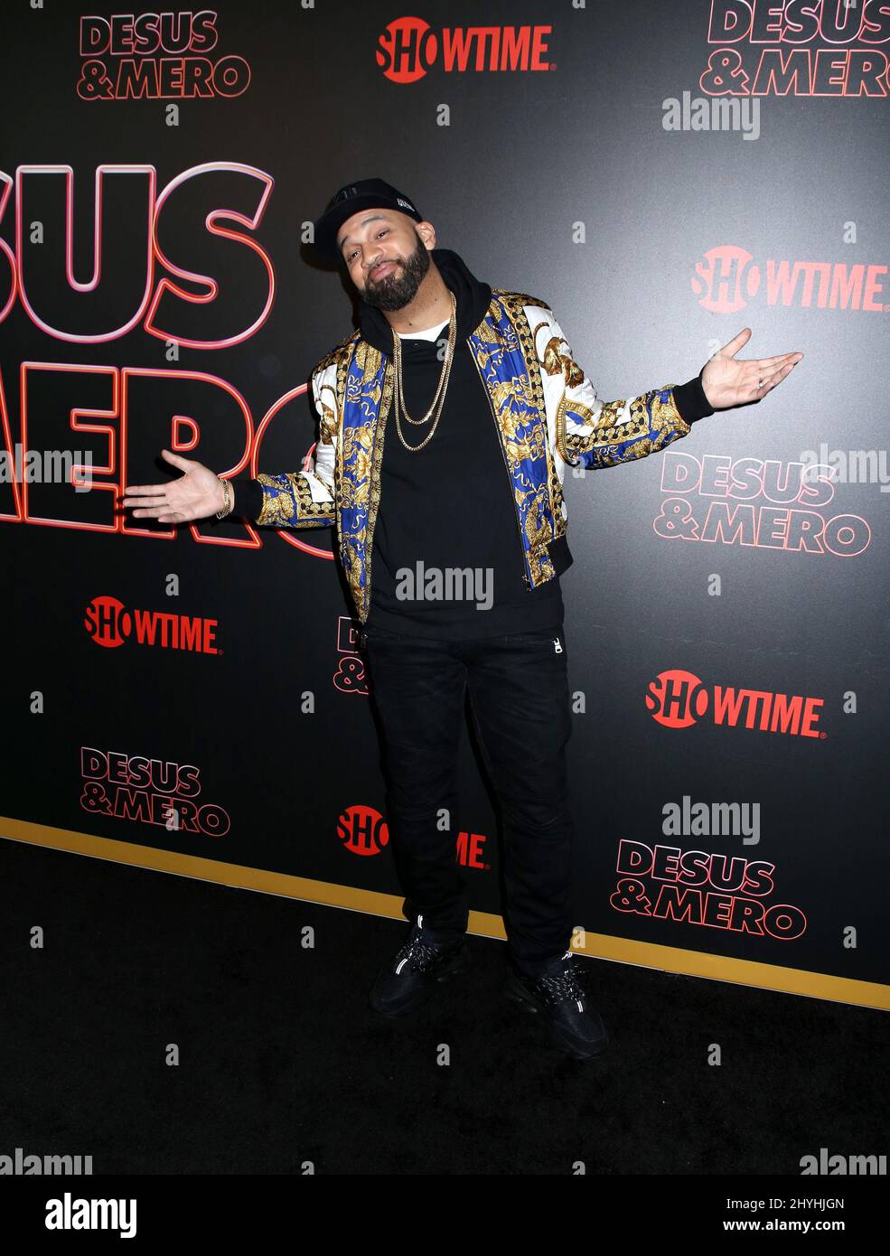 Le Kid Mero participe à la première tapis rouge « Fesus & Mero » qui s'est tenue au Clocktower de l'ÉDITION de New York à New York Banque D'Images