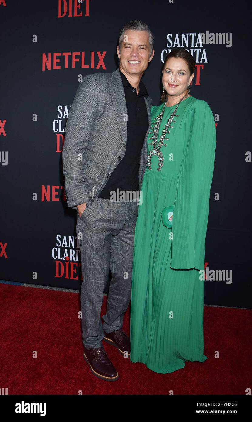 Timothy Olyphant et Drew Barrymore assistent à la première de la saison ...