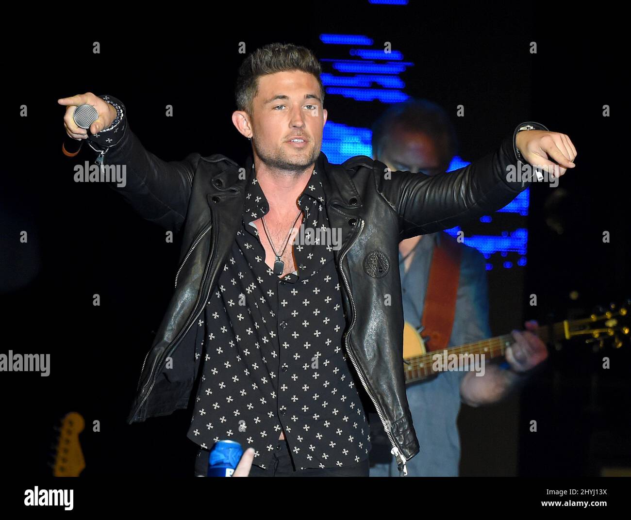 Michael Ray est en scène à ACM Decades qui se tient à la salle de bal Marquee dans le MGM Grand Hotel & Casino Banque D'Images