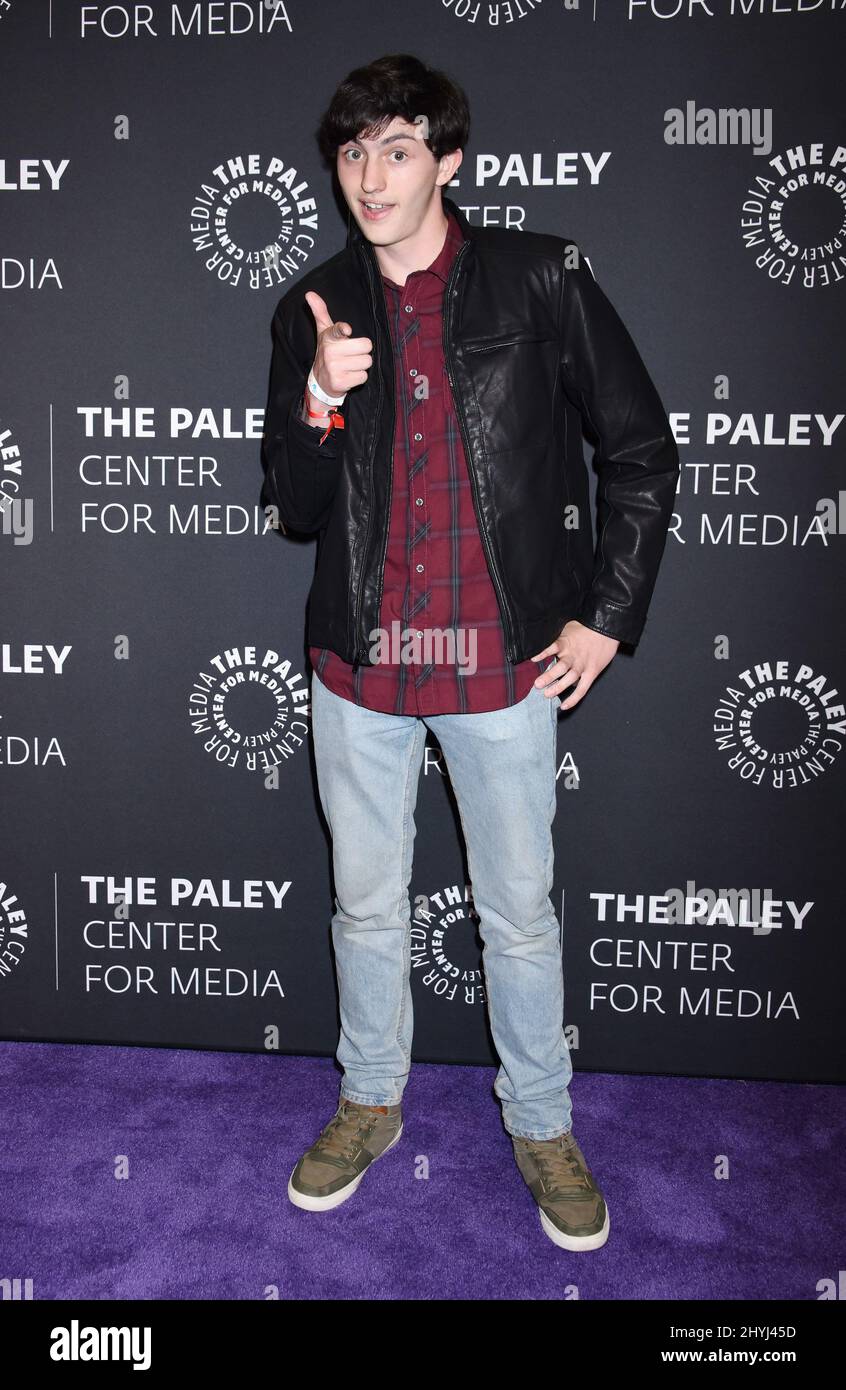 Gianni Decenzo assister à la saison deux première de Cobra Kai, à Los Angeles, Californie Banque D'Images