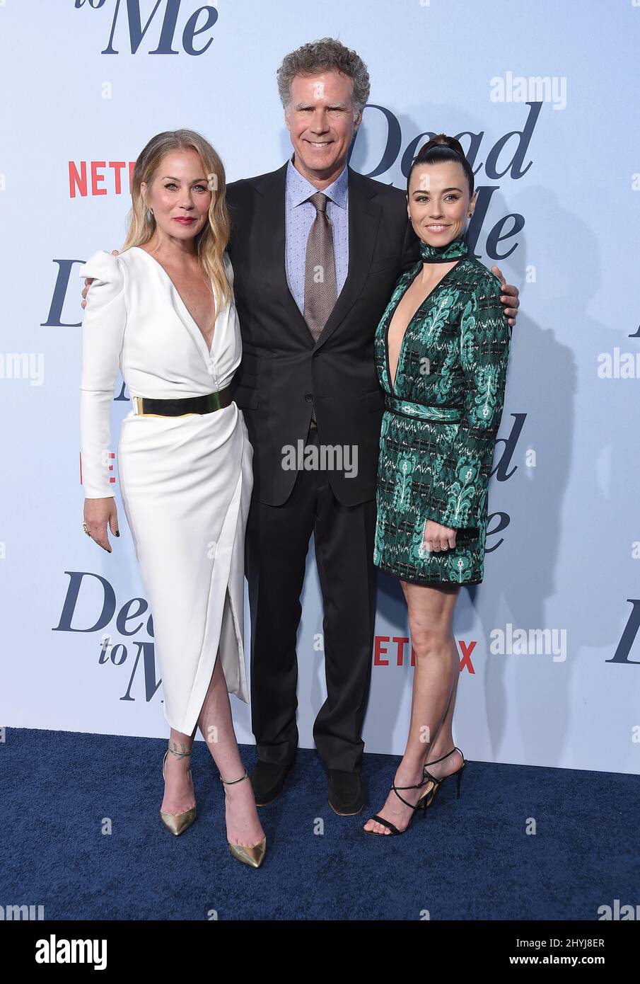 Christina Applegate, will Ferrell et Linda Cardellini assistent à la première saison de Netflix 'Dead to Me', qui s'est tenue au Regal Cinemas L.A. En direct le 2 mai 2019 à Santa Monica, Californie Banque D'Images