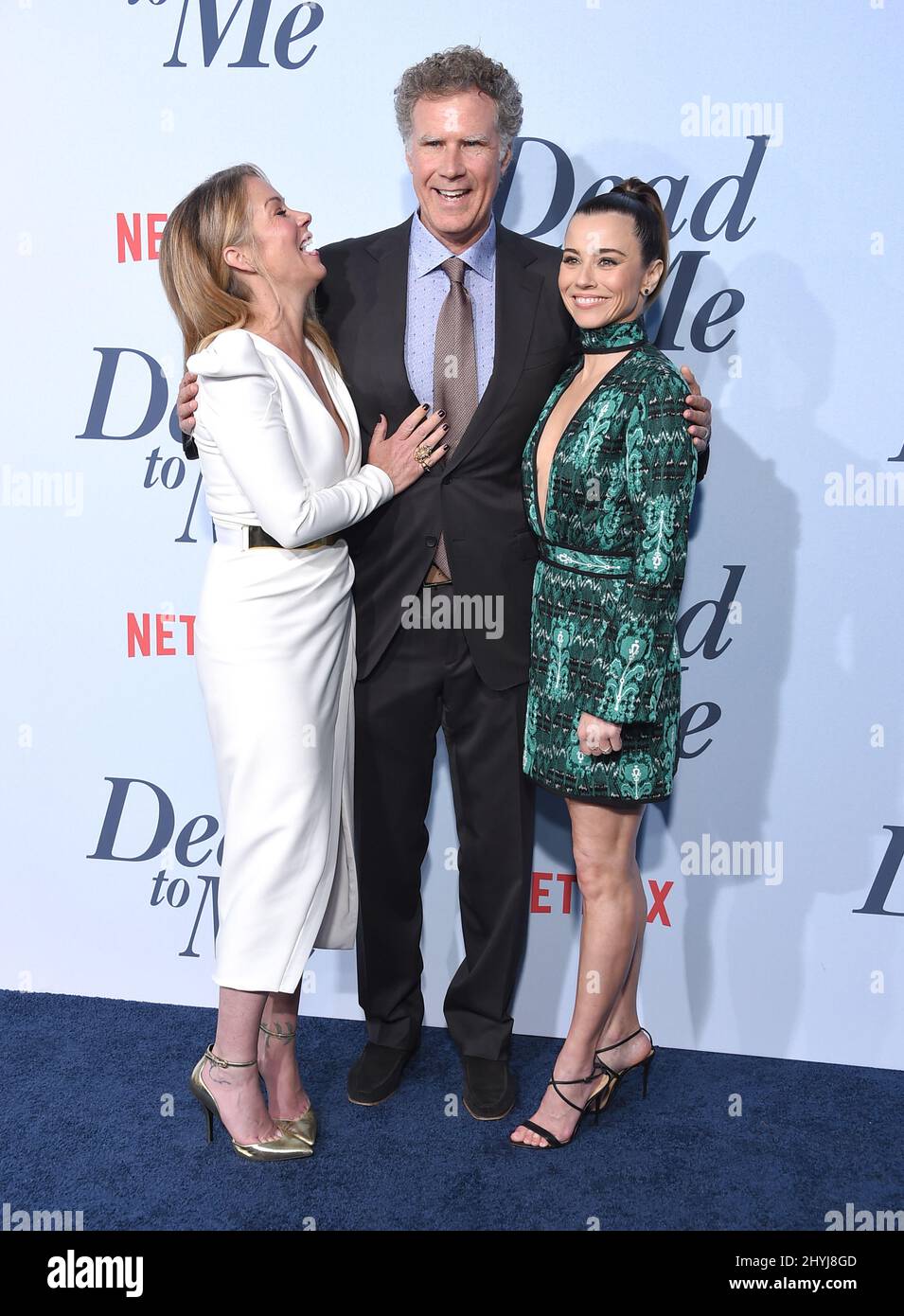 Christina Applegate, will Ferrell et Linda Cardellini assistent à la première saison de Netflix 'Dead to Me', qui s'est tenue au Regal Cinemas L.A. En direct le 2 mai 2019 à Santa Monica, Californie Banque D'Images