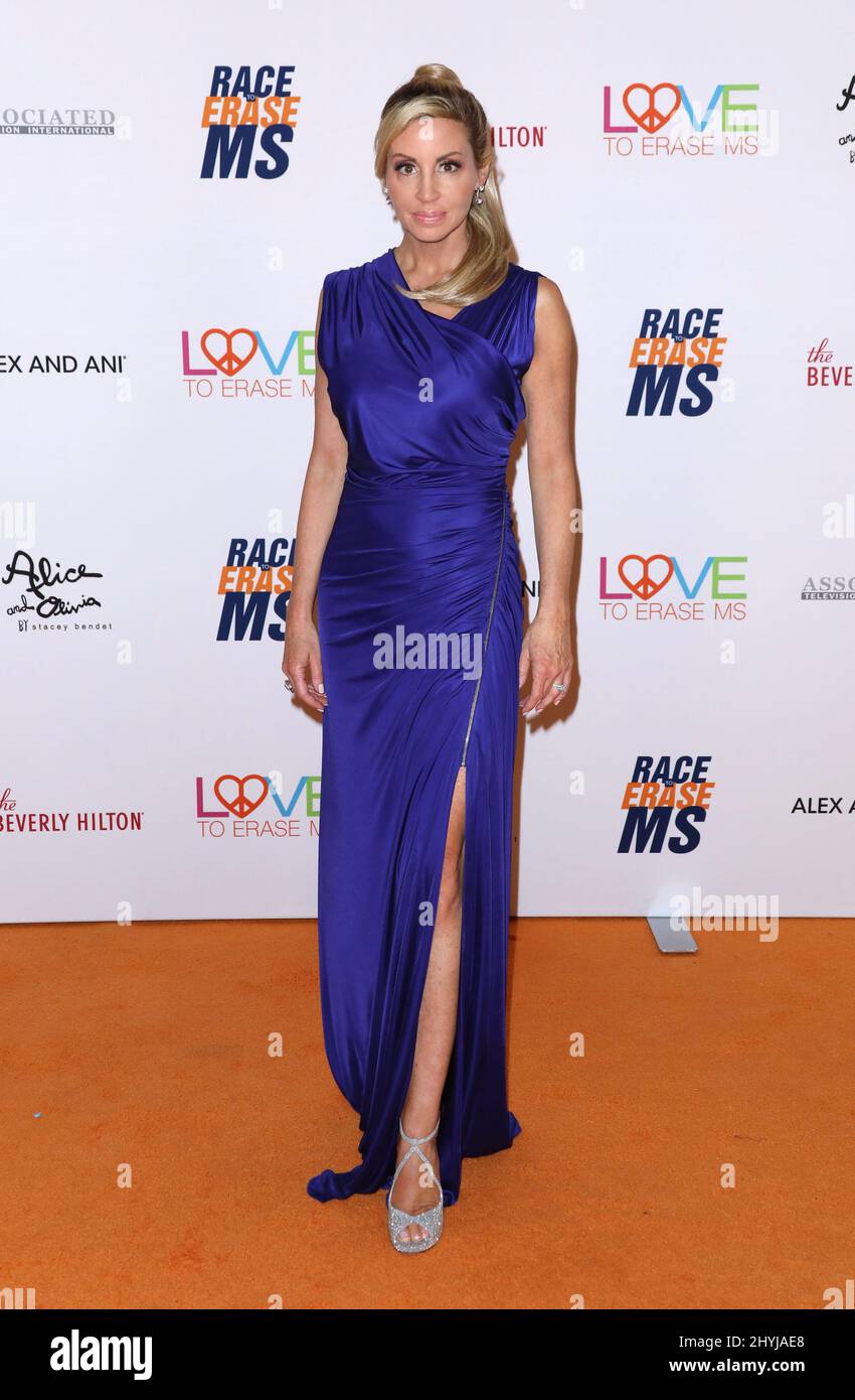 Camille Grammer à la course annuelle d'Erase MS 26th Gala qui s'est tenue à l'hôtel Beverly Hilton Banque D'Images