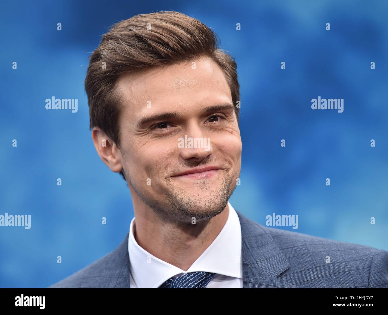 Hartley Sawyer arrivant à la « Godzilla: Roi des Monstres » Banque D'Images