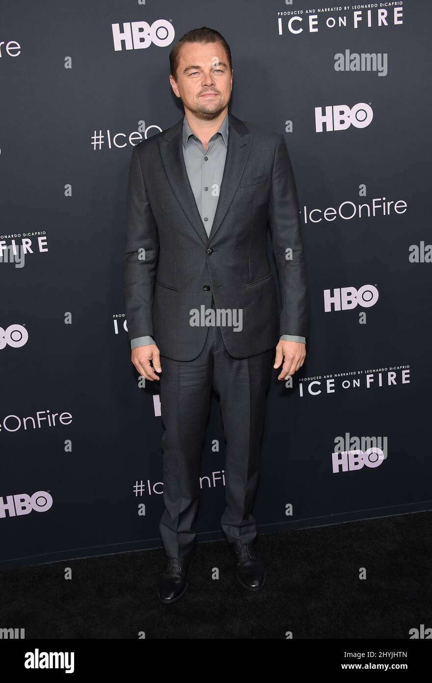 Leonardo DiCaprio arrive à la première « Ice on Fire » d'HBO à LACMA le 05 juin 2019 à Los Angeles, CA. Banque D'Images