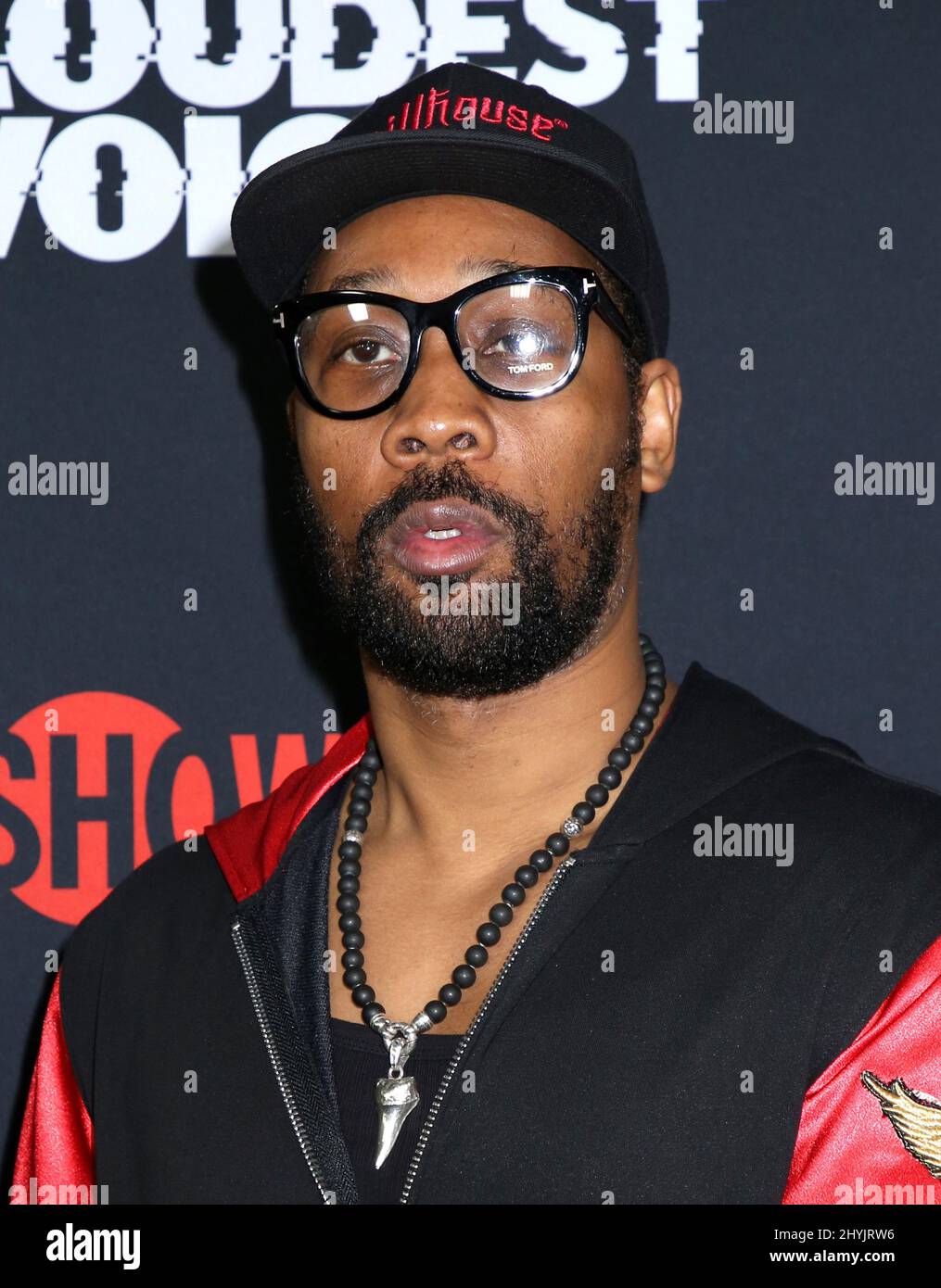 RZA participe à la première « la voix la plus forte » qui s'est tenue au Paris Theatre le 24 juin 2019 à New York, États-Unis. Banque D'Images