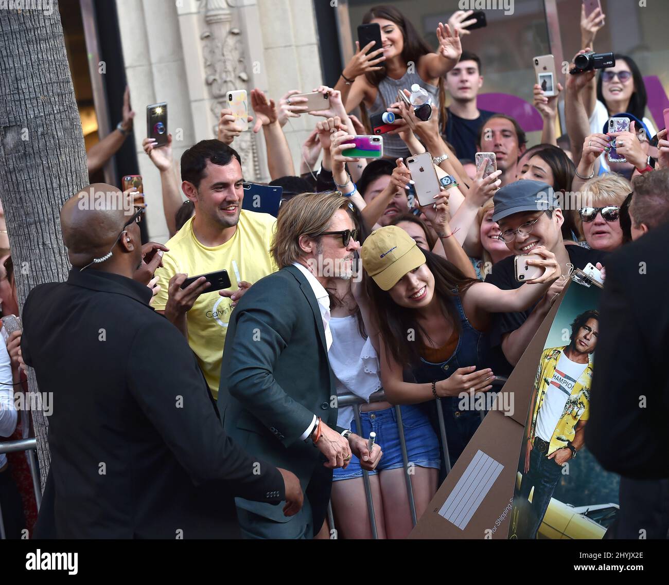 Brad Pitt lors de la première à Los Angeles de « Once on A Time in Hollywood » qui s'est tenue au TCL Chinese Theatre le 22 juillet 2019 à Hollywood, Californie. Banque D'Images