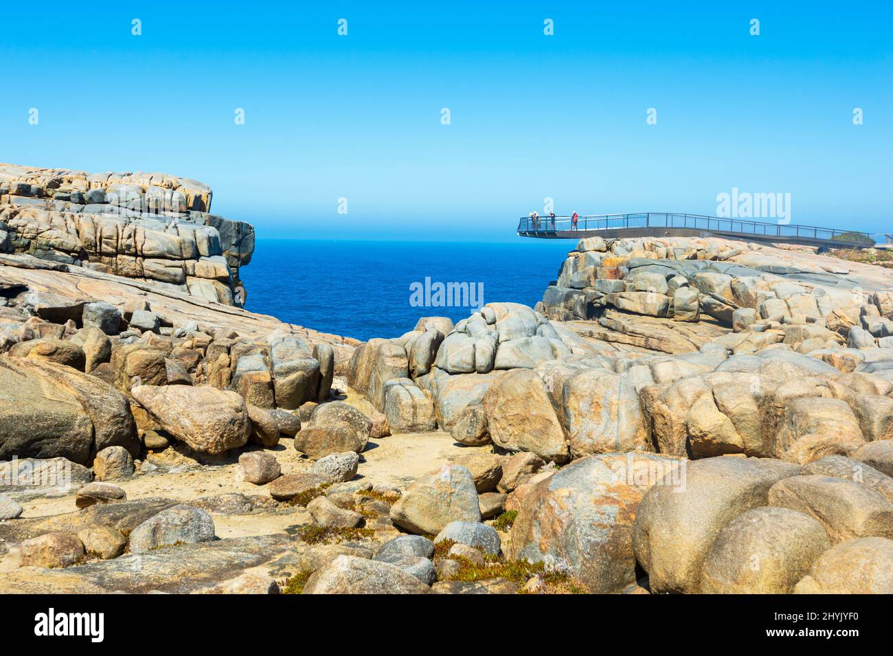 Vue sur le Gap dans le parc national de Torndirrup, une attraction touristique populaire près d'Albany, Australie occidentale, Australie occidentale, Australie Banque D'Images