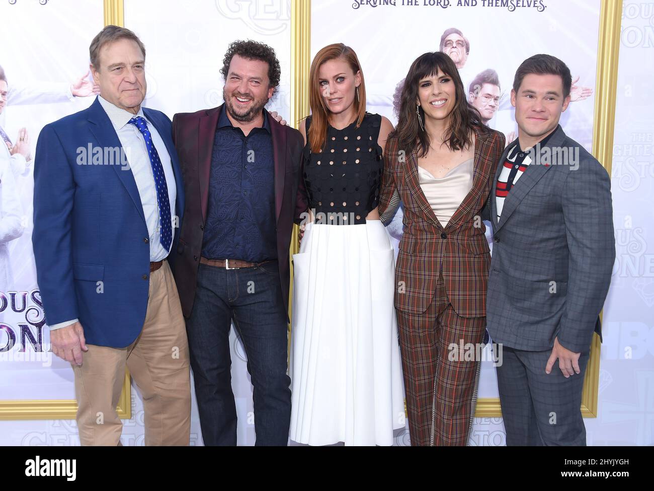 John Goodman, Danny McBride, Cassidy Freeman, EDI Patterson et Adam Devine arrivent à la première « The Righteous Gemstones » de Los Angeles aux Paramount Studios Banque D'Images