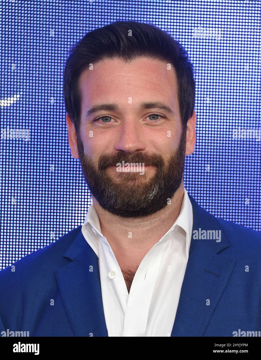 Colin Donnell arrive à la chaîne Hallmark et Hallmark Movies & Mystères été 2019 TCA à la résidence privée le 26 juillet 2019 à Beverly Hills, CA. Banque D'Images