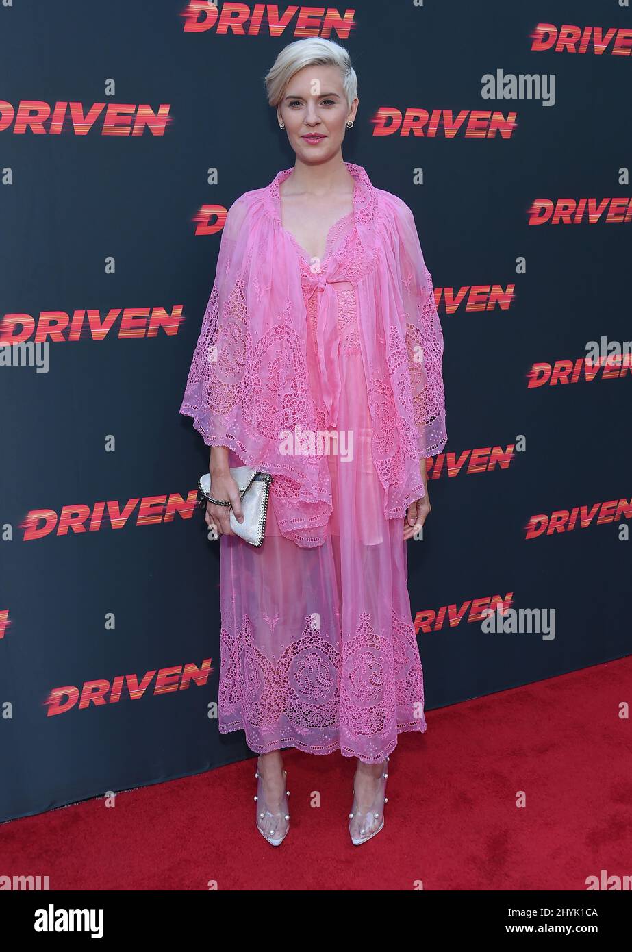 Maggie Grace assiste à la première de Driven, à Los Angeles, Californie Banque D'Images