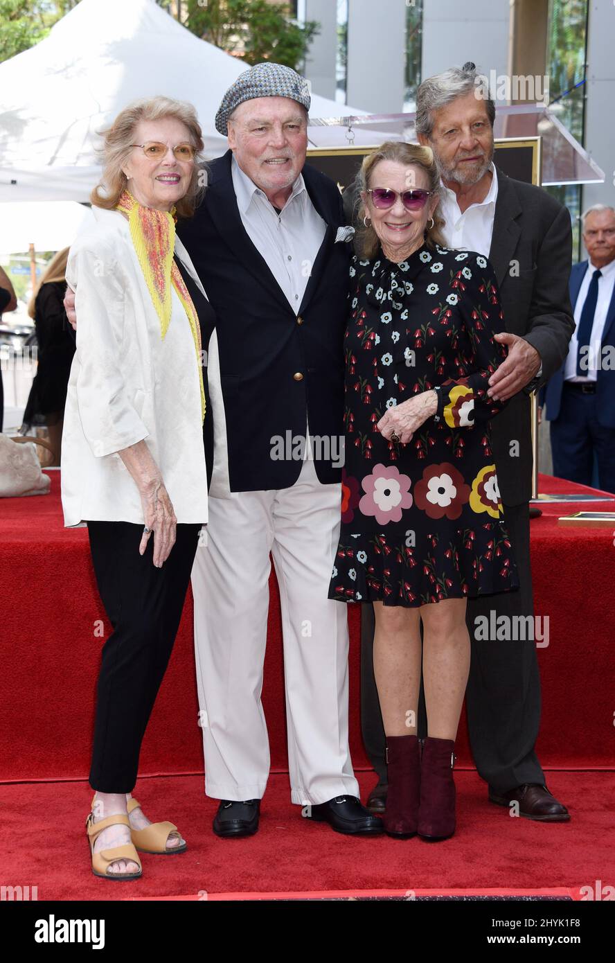 Stacy Keach, Juliet Mills et Samantha Eggar au Stacy Keach Hollywood Walk of Fame de Los Angeles Banque D'Images