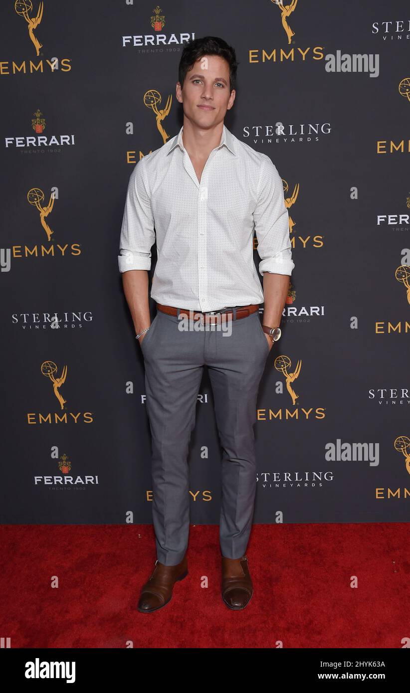 Mike C. Manning arrive à la réception du groupe de pairs de la programmation de jour à la Television Academy le 28 août 2019 à North Hollywood, aux États-Unis. Banque D'Images