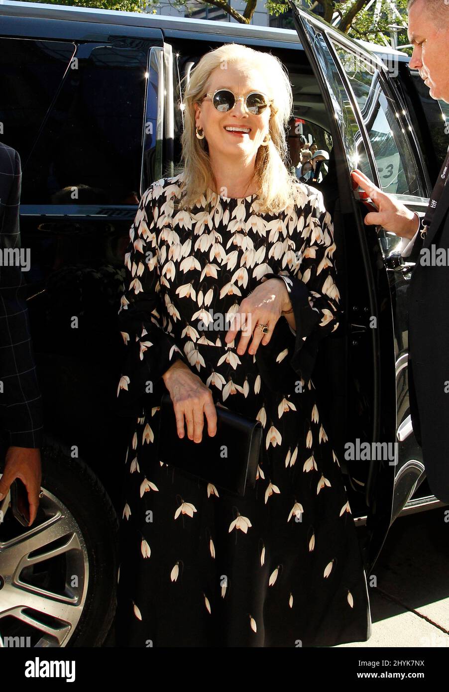 Meryl Streep arrive à la première de la « laverie automatique » lors du Festival international du film de Toronto 2019 qui s'est tenu au Princess of Wales Theatre Banque D'Images