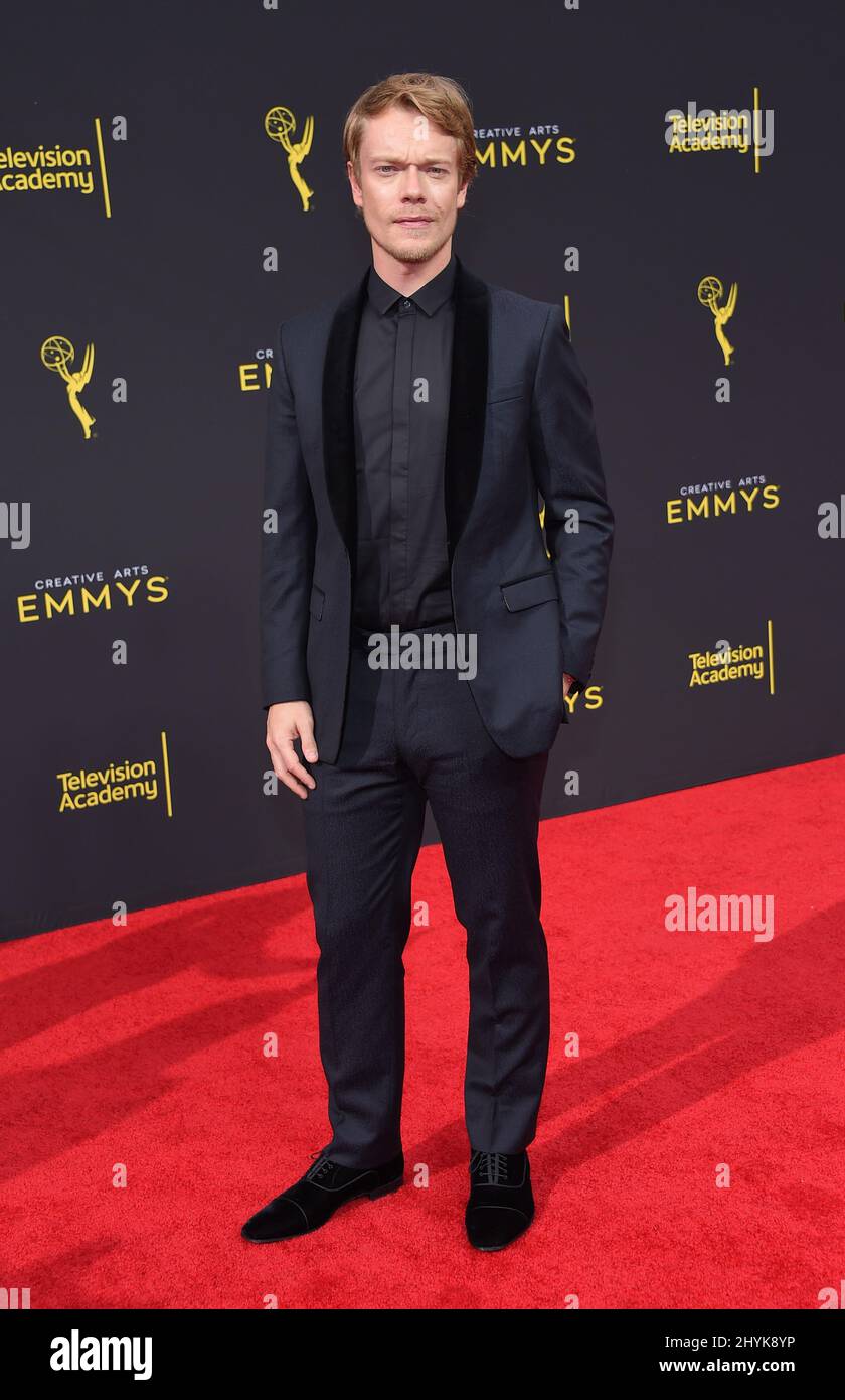 Alfie Allen à l'occasion des Creative Arts Emmy Awards 2019, qui se tiennent au Microsoft Theatre Banque D'Images