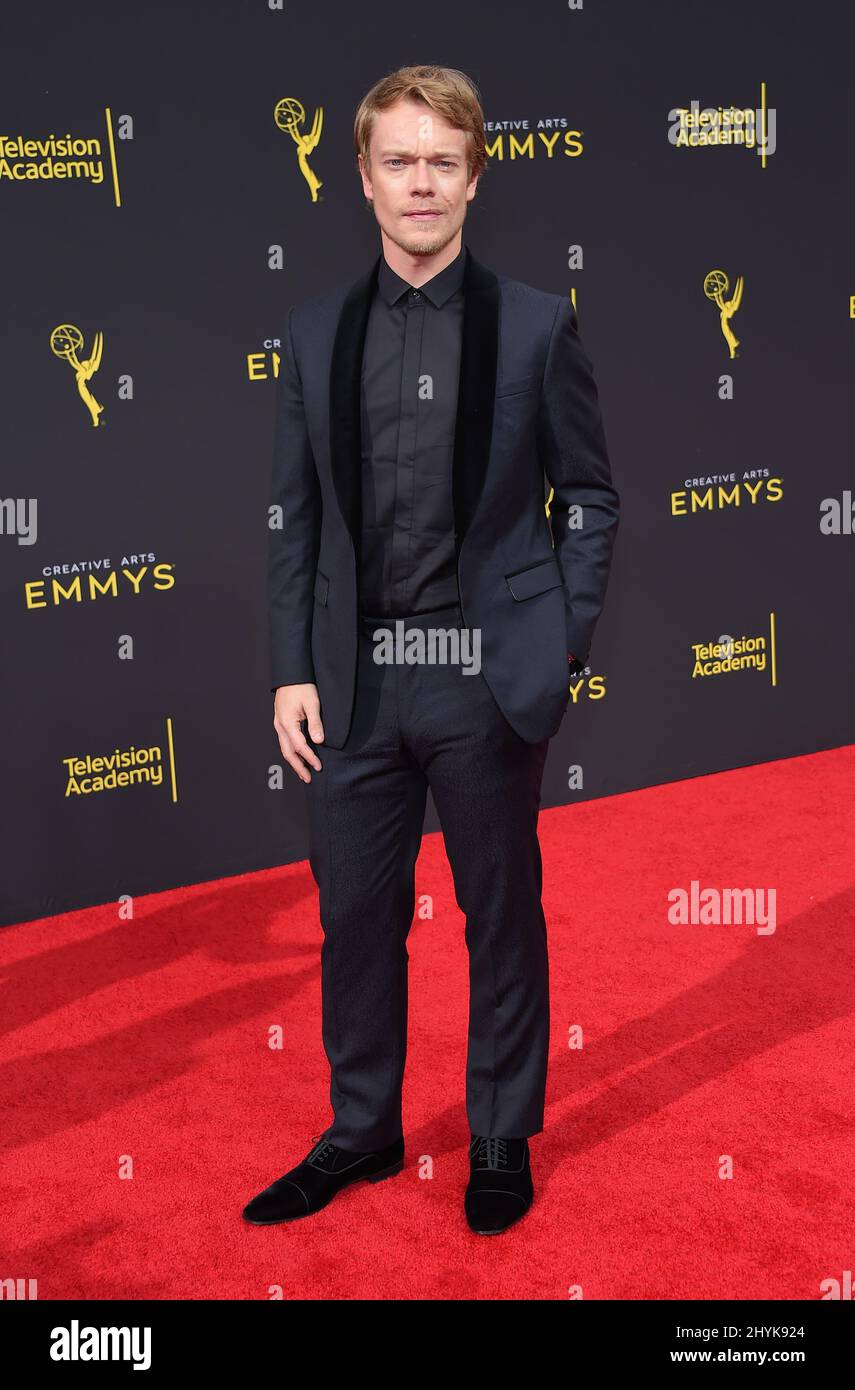 Alfie Allen à l'occasion des Creative Arts Emmy Awards 2019, qui se tiennent au Microsoft Theatre Banque D'Images