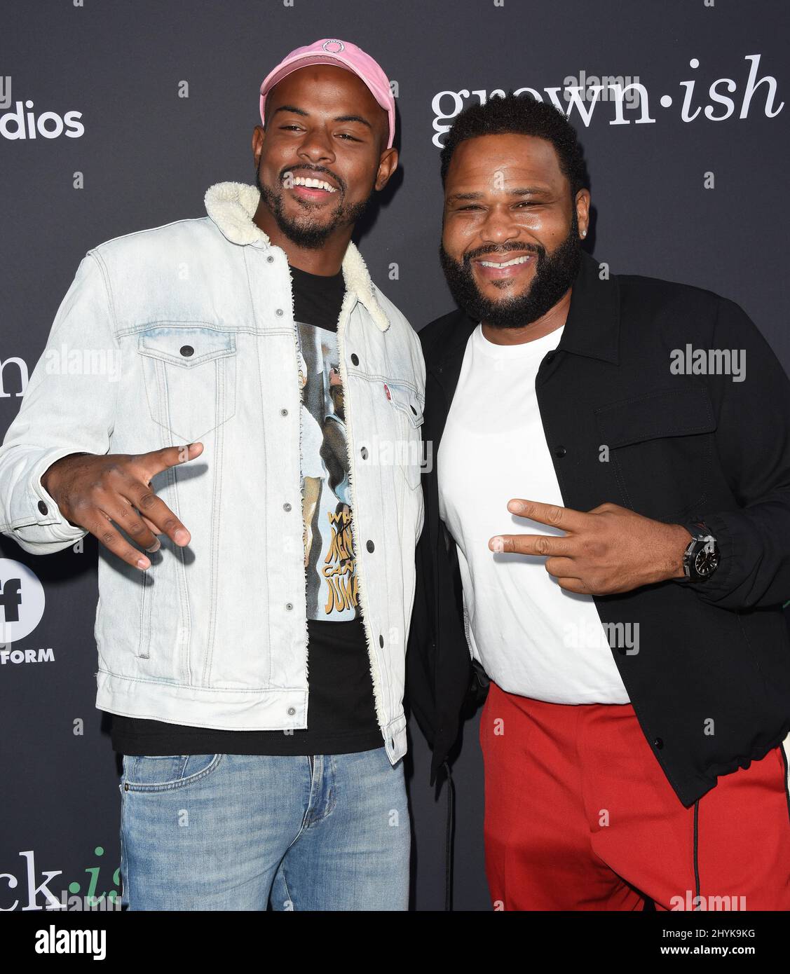 Trevor Jackson et Anthony Anderson arrivent à l'événement ABC « Embrace Your Ish » aux Goya Studios le 17 septembre 2019 à Hollywood, Californie. Banque D'Images